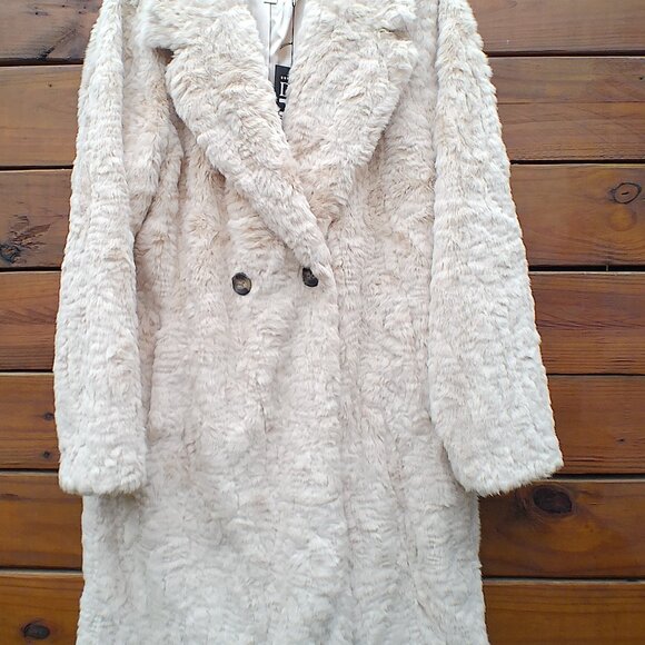 Fabulous Furs Vintage Faux Fur Persian Lamb Knee-Length Coat Size Small - Picture 5 of 10